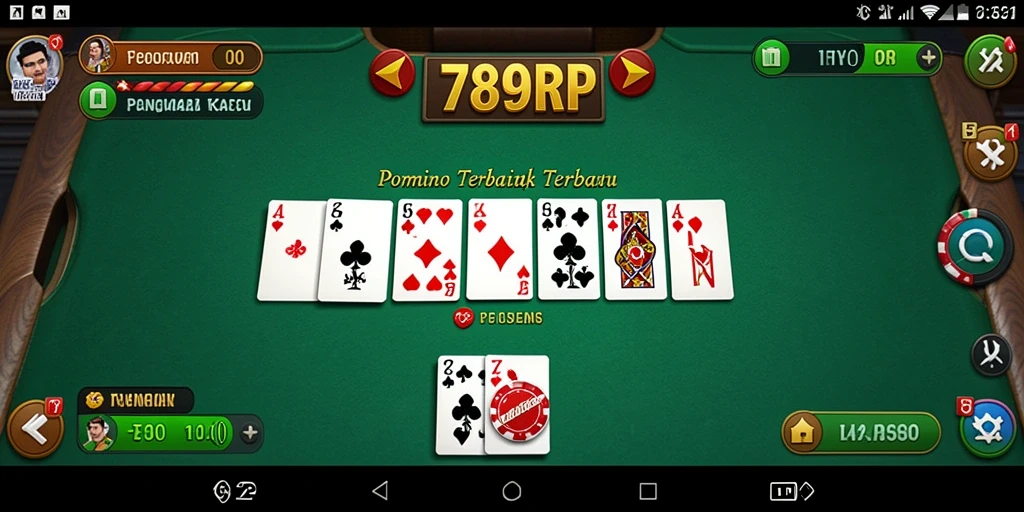 Screenshot gameplay domino yang menampilkan intensitas permainan.