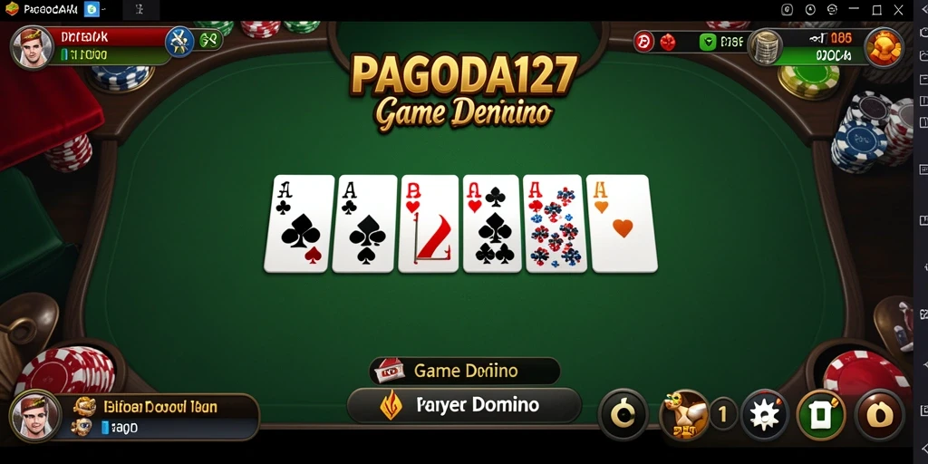 Screenshot permainan Domino yang seru dan kompetitif.
