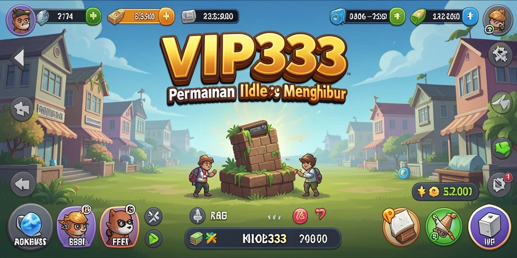 Tampilan gameplay Idle yang seru dan mengasyikkan di VIP333.